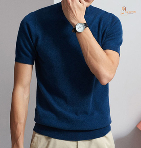 T-shirt Homme Slim Fit à Manches Courtes 100% Coton Toile Respirant Anti-Plis Séchage Rapide Imprimé Personnalisé Décontracté - Product Image 1