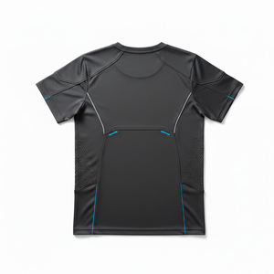 เสื้อยืดออกกำลังกายตาข่ายระบายอากาศสำหรับผู้ชาย ช่วยระบายความร้อน เสื้อวิ่งสำหรับนักกีฬามืออาชีพ ขายส่งอุปกรณ์ฟิตเนส - Product Image 3