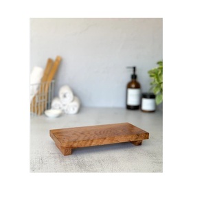 Tabla de cortar de madera natural para cortar verduras, frutas, carne, pan, queso, ecológica, duradera, superficie lisa - Product Image 3