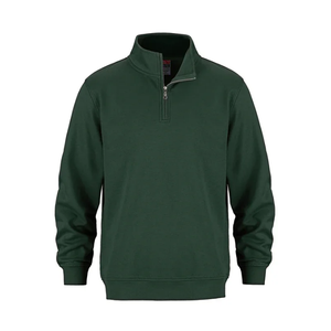 Sudaderas con capucha y cremallera de alta calidad, personalizadas, transpirables, con logo, muy recomendadas, para hombre, con cremallera de un cuarto, de forro polar, en conjunto. - Product Image 1
