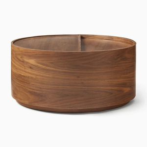 Elegante y Sofisticada Mesa de Centro y Auxiliar de Lujo con Base de Metal Chapado en Oro de Alta Calidad y Tapa Redonda de Mármol Blanco - Product Image 5