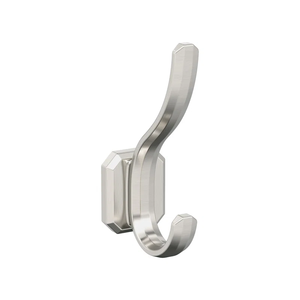 Minimalist Silver <b>Wall</b> Mount Hook Architectural Design Polished Stainless Steel Single Robe Hook Designer Hardware for Entryway - Product Image 3