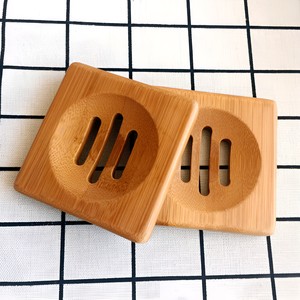 En gros bambou en bois porte-savon - Product Image 1