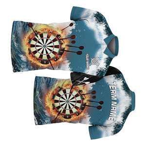 Camisetas de Dardos de Alta Calidad para Hombre, Personalizadas, Transpirables, de Secado Rápido, Sublimadas, Ropa Deportiva 100% Poliéster - Product Image 1