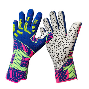 Football Goalkeeper Gloves Full Finger PU Polyester Spandex Non-Slip Breathable Adjustable Wrist <b>Strap</b> Pull on Unisex Sports - Product Image 5