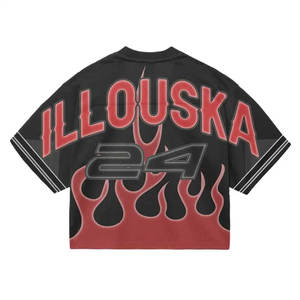 Ensemble de vêtements de sport professionnels respirants à manches courtes pour adultes, personnalisés avec impression par sublimation - Product Image 1