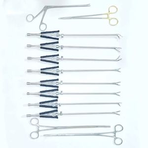 Juego de Instrumentos de Cirugía Cardíaca de 12 Piezas de Azicon, Acero Inoxidable, Mínimamente Invasivo, para Reemplazo de Válvulas Aórticas y Mitrales - Product Image 4