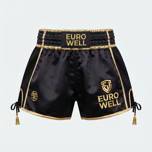 Pantalones Cortos Cargo de Lona con Bordado Personalizado, Nombre Personalizado, para Kickboxing, Artes Marciales, Lucha, Ecológicos - Product Image 6