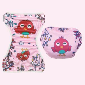 Couche-culotte de bain réutilisable/conception d'oiseau de costume de bain - Product Image 3