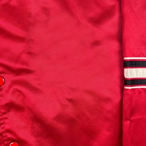 High Quality Custom Logo Wholesale Satin Varsity <b>Jacket</b> Silk College Breathable Plus Size <b>Baseball</b> <b>Jacket</b> - Product Image 5