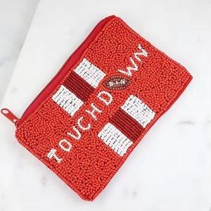 LETS GO GIRLS IDUCHD WN - Monedero de cuentas XOXO hecho a mano y personalizado de fábrica, monedero de cuentas con diseño de gatito para mujer, bolso de mano para el día del partido - Product Image 2