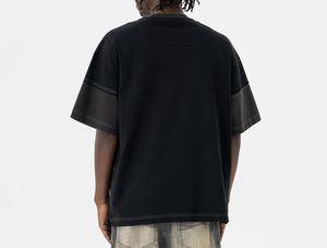 <b>Design</b> Ripped Edges Round Neck Short-Sleeve T-Shirt for Men - Product Image 6