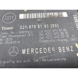 ECU และโมดูลคอมพิวเตอร์มือสองสำหรับรถยนต์ S-class รุ่น A2218706185 - Product Image 5