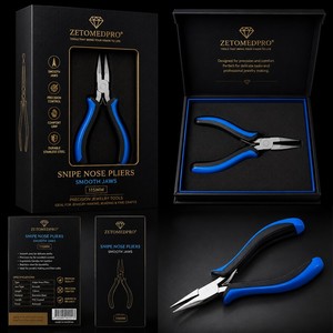 Alicates de Punta Redonda Snipe Chain, Herramienta Ergonómica para Hacer Joyas ZetomedPro - Product Image 6
