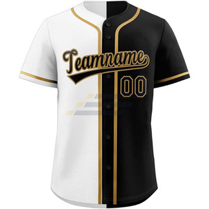 Maillot de baseball pour homme, modèle vierge, personnalisable, uni, avec coutures apparentes – Meilleures ventes - Product Image 2