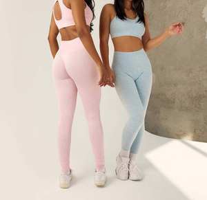 Leggings Deportivos de Cintura Alta con Efecto Levanta Glúteos en Forma de V para Mujer, Pantalones de Yoga Transpirables con Cintura Elástica de Secado Rápido - Product Image 6
