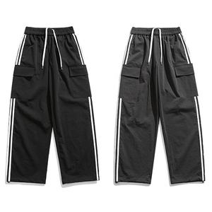 กางเกงเอวยางยืดสำหรับผู้ชายกางเกง100% เอวยางยืดแบบลำลองสำหรับปีนเขากลางแจ้งทำจากโพลีเอสเตอร์ออกแบบโลโก้ได้ตามต้องการ - Product Image 3