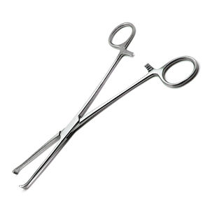 Forceps chirurgical manuel durable, tenaculum incurvé modèle Schroeder, forceps utérin en acier inoxydable certifié CE, outil de gynécologie - Product Image 5