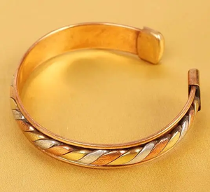 NEHA ENTERPRISES Handmade Hammered Copper Cuff Bracelet Custom Size Luxury Fashionable Personalization Exquisite Design Gift - Product Image 6
