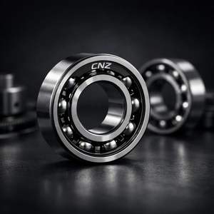 Roulements à billes à gorge profonde (acier de précision P5) pour applications industrielles OEM |   Fabriqué en Corée du Sud |   Roulements CNZ - Product Image 1