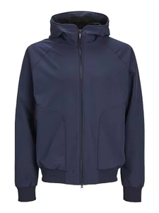 Blouson Bomber Homme Personnalisable avec Logo, Manches Raglan, Fermeture Éclair Intégrale, Imperméable, Coupe-Vent, Respirant, Vêtement d'Extérieur Décontracté, Vente en Gros OEM - Product Image 4