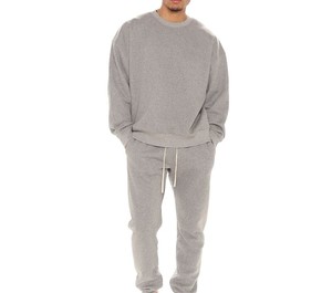 Ensembles de survêtements OEM pour hommes en polyester, ensembles de jogging coupe ajustée, vêtements de sport, commande en gros - Product Image 3