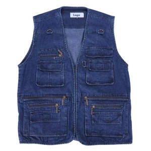 Chaleco Vaquero de Diseño Único, Transpirable, de Alta Calidad, Sin Mangas, Estilo Casual para Hombre - Product Image 2