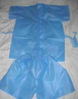 Tissu non tissé enduit de PE jetable pour la protection médicale ou agricole