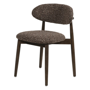 Modern Upholstered Dining <b>Chair</b> with Solid Wood Frame|<b>Comfortable</b> Fabric Seat for Home&Restaurant - Product Image 2