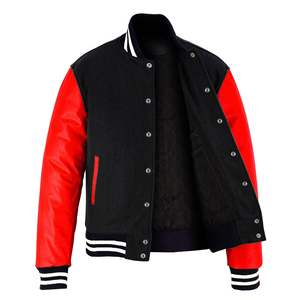 Nouvelle veste d'hiver pour homme personnalisée, style décontracté et streetwear, 100% laine et cuir, veste varsity pour homme - Product Image 2