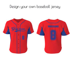 Camiseta de Béisbol Transpirable Personalizada, Jersey de Equipo con Diseño Propio, Sublimación, Impresión Digital, Ropa Deportiva, Jerseys de Béisbol - Product Image 5