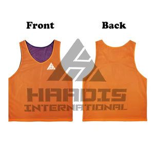 Reversible Team Sports Soccer Double Sided Practice <b>Bibs</b> for Women Vest With Numbers <b>Training</b> - Product Image 1