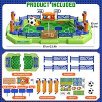 Table de baby-foot portable mini, jeu de société interactif de football pour enfants, idéal pour les fêtes en famille et les salles de jeux intérieures