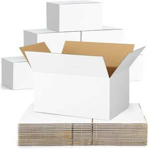 Confezione da 40 Scatole di Cartone Ondulato 9x6x4, Piccole Scatole per Spedizioni, Imballaggi per Piccole Imprese - Product Image 1