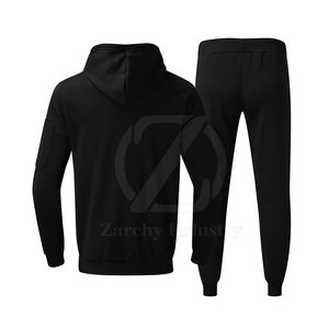 Ensemble de survêtement décontracté à capuche pour homme, manches longues, en coton, nouveau design, vente en gros OEM à prix abordable - Product Image 2