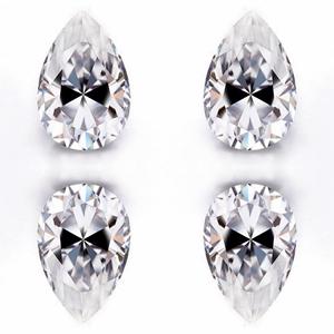 Diamant CVD poli 1.5 carat E F couleur blanc pureté en vrac excellente coupe poire bijoux en diamant cultivé en laboratoire - Product Image 1