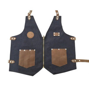 Professional Heavy-Duty <b>Leather</b> <b>Apron</b> Adjustable Size for Men for Barber <b>Aprons</b> Premium Quality for Wholesale Customized - Product Image 5