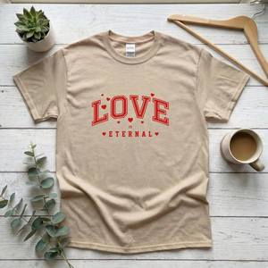 T-shirt rétro en coton pour la Saint-Valentin pour femmes, couples, petite amie, femme - Product Image 4