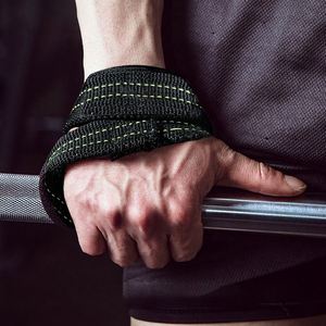 Correa de Levantamiento Reforzada de Algodón con Diseño Antideslizante, Protección Profesional, Resistente, 6mm de Grosor, para Levantamiento de Pesas - Product Image 4