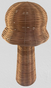 Escultura Decorativa de Hongo Tejida a Mano con Hierro Natural y Ratán para Decoración Moderna del Hogar - Product Image 2