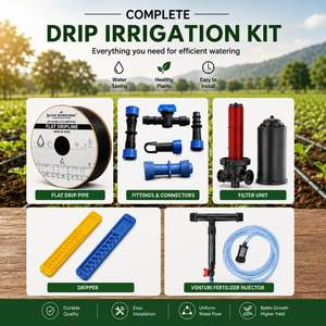 Kit Completo de Sistema de Riego por Goteo de 1 Hectárea, Fácil Instalación, para Agricultura Comercial en Todo el Mundo, Sistema de Microirrigación Inteligente - Product Image 2