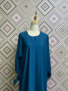 Best Quality Hand Embroidered Beaded Vintage Premium Nida Abaya Anti-Pilling Meera Fashion Designers Indian/Pakistani V Neck - Product Image 2