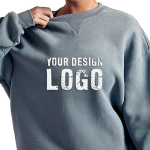 Sweat-shirts d'hiver personnalisés en gros pour hommes, col rond, manches régulières, tricotés en polyester/coton, haute qualité, séchage rapide, OEM - Product Image 5
