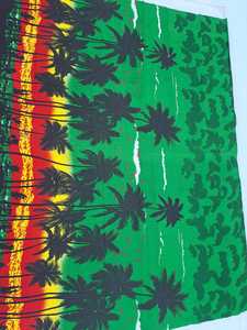 Palm Tree Beach Knitted Front Logo Floral Print <b>Sarong</b> Cover-Up for Women, 1 Piece Quick Dry Swim <b>Wrap</b> Scarf Bikini Skirt Style - Product Image 1