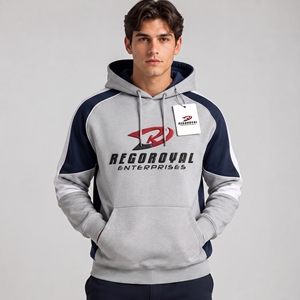 Sudadera con Capucha para Hombre, Cómoda, con Estampado, Tela de Primera Calidad, Detalle de Estampado en Relieve, Sudadera con Capucha Acogedora, Bolsillo Delantero, Fácil de Usar - Product Image 1