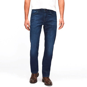 กางเกงยีนส์ทรงสลิมฟิตใส่สบายสำหรับผู้ชาย ดีไซน์สั่งทำได้ ผ้าคุณภาพสูง ราคาขายส่ง พร้อมบริการปรับแต่งแบบ OEM - Product Image 6