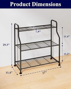 Soporte de hierro para macetas de fabricante confiable con múltiples niveles, ideal para exhibir diferentes tipos de plantas en áreas de jardín. - Product Image 4