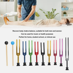 Juego de Diapasones de Alta Calidad – Resonancia Duradera con Martillo Incluido para Sanación Sonora - Product Image 1