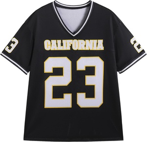 Camiseta de Fútbol Americano para Hombre, Nueva Colección 2026, de Secado Rápido, Corte Cuadrado, Malla Personalizada, con Mangas Cortas - Product Image 1