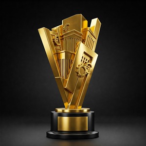 Trofeo Metálico Personalizado con Logotipo y Diseño a Medida, Sin Límite de Pedido Mínimo, Trofeos para Campeón, Subcampeón y Tercer Lugar - Product Image 1
